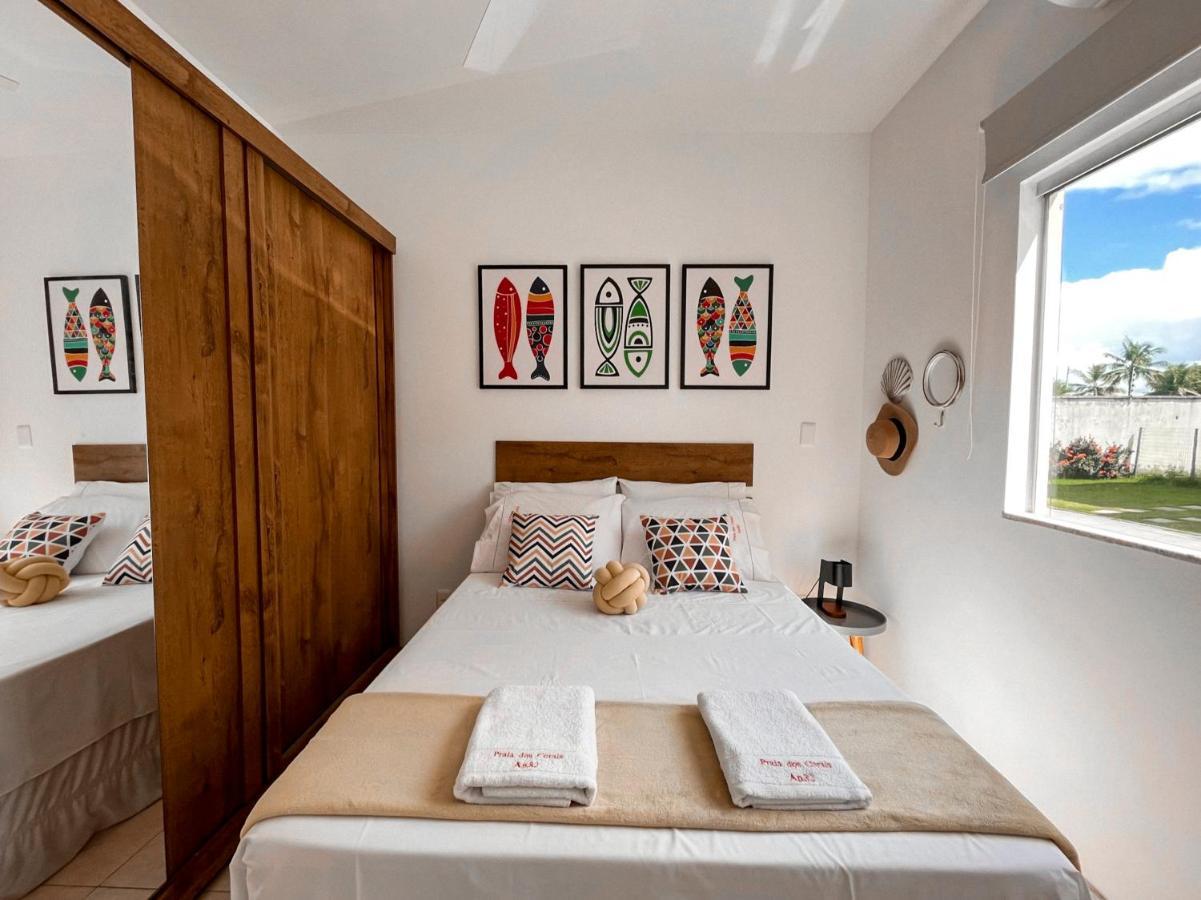 Promocao No Pedacinho Do Paraiso - Cond Praia Dos Corais - 200M Praias C Vermelha E Muta, Prox Cabana Dos Corais - Apto Terreo, 2 Quartos Com Ar-Condicionado, Area Gourmet Com Churrasqueira, Cozinha Completa, Wi-Fi 200 Mbps Daire Porto Seguro Dış mekan fotoğraf