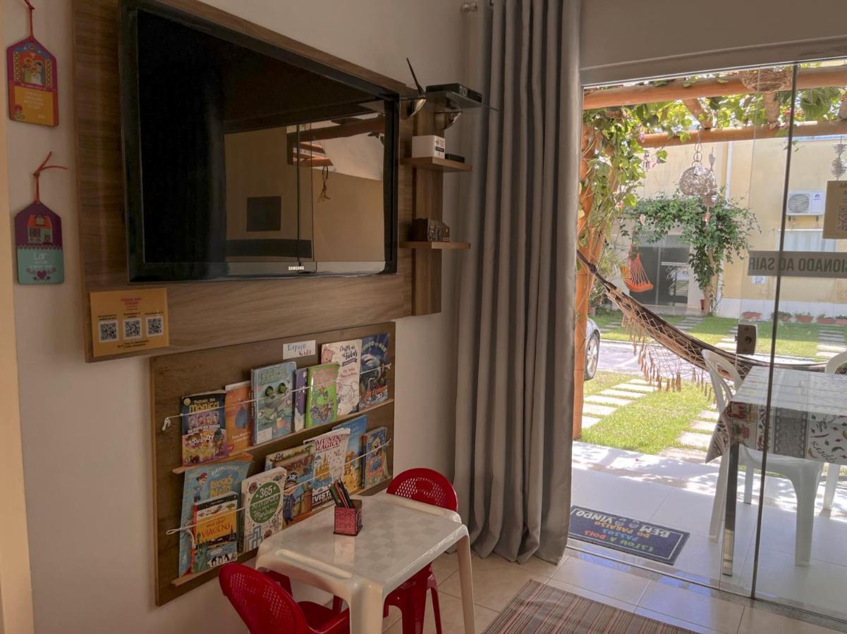 Promocao No Pedacinho Do Paraiso - Cond Praia Dos Corais - 200M Praias C Vermelha E Muta, Prox Cabana Dos Corais - Apto Terreo, 2 Quartos Com Ar-Condicionado, Area Gourmet Com Churrasqueira, Cozinha Completa, Wi-Fi 200 Mbps Daire Porto Seguro Dış mekan fotoğraf