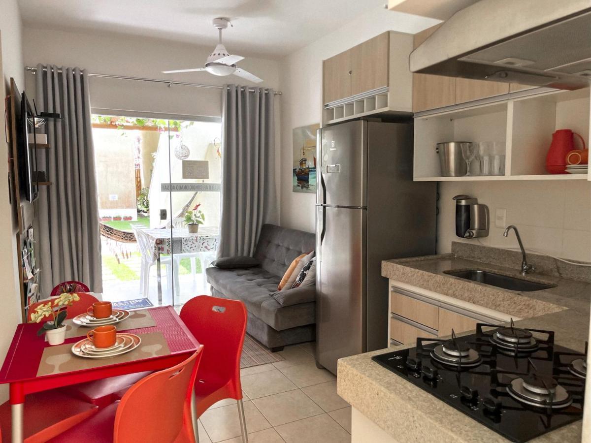 Promocao No Pedacinho Do Paraiso - Cond Praia Dos Corais - 200M Praias C Vermelha E Muta, Prox Cabana Dos Corais - Apto Terreo, 2 Quartos Com Ar-Condicionado, Area Gourmet Com Churrasqueira, Cozinha Completa, Wi-Fi 200 Mbps Daire Porto Seguro Dış mekan fotoğraf