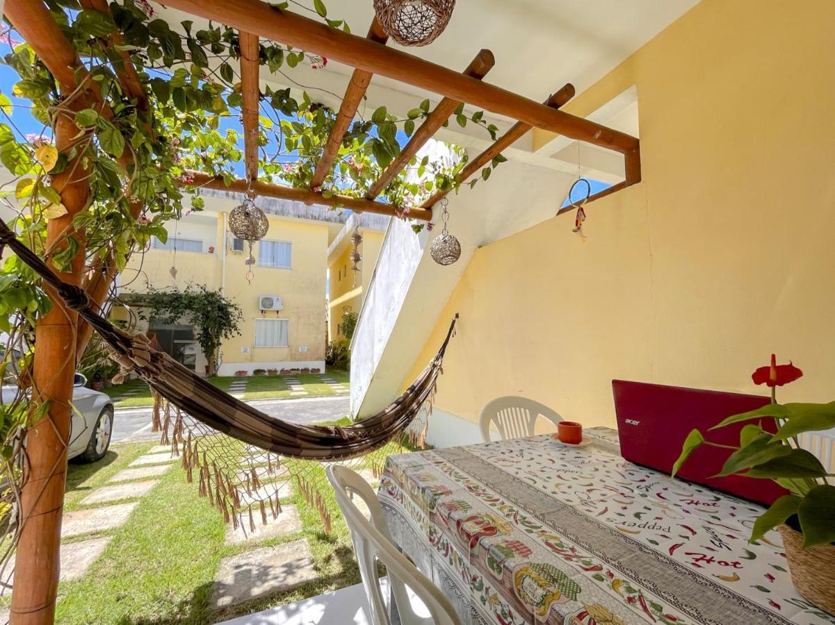 Promocao No Pedacinho Do Paraiso - Cond Praia Dos Corais - 200M Praias C Vermelha E Muta, Prox Cabana Dos Corais - Apto Terreo, 2 Quartos Com Ar-Condicionado, Area Gourmet Com Churrasqueira, Cozinha Completa, Wi-Fi 200 Mbps Daire Porto Seguro Dış mekan fotoğraf